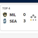 Let's go Seattle! 3-0 over the Brewers