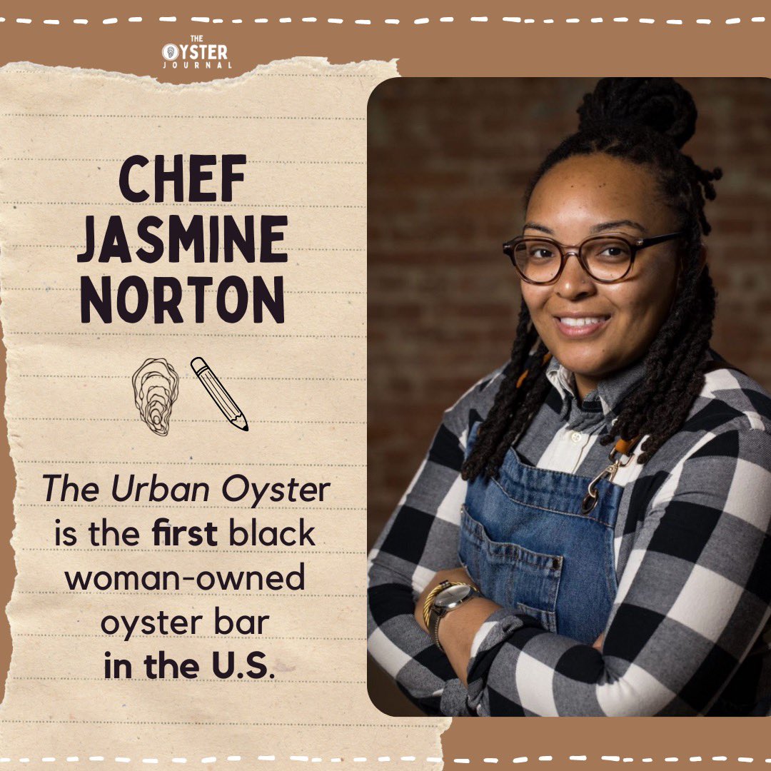 We’re still celebrating Women’s History Month, and history was definitely made when Chef Jasmine Norton opened the doors to <a href="/_TheUrbanOyster/">The Urban Oyster</a> becoming the first black woman to own and operate an oyster bar in the nation! #celebratewomen #womenshistorymonth