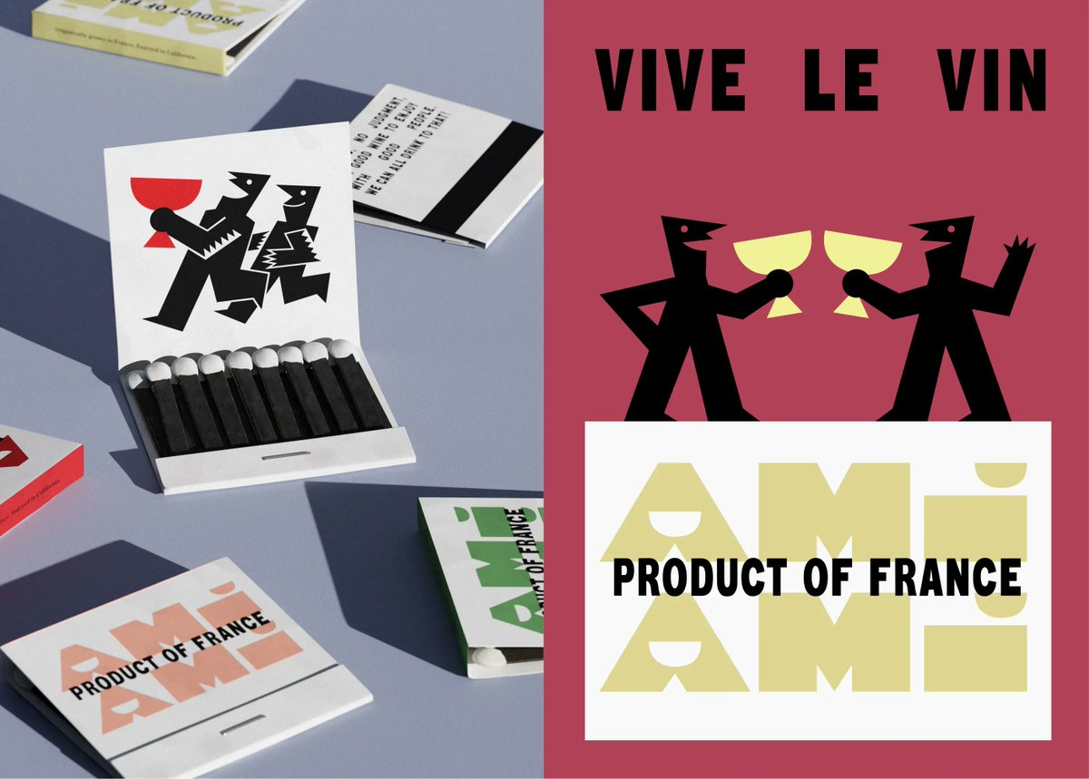 itsnicethat's tweet photo. New box wine packaging for Ami Ami is friendly yet refined > https://t.co/lRGq0zK5Ik https://t.co/7zSxDvVNze