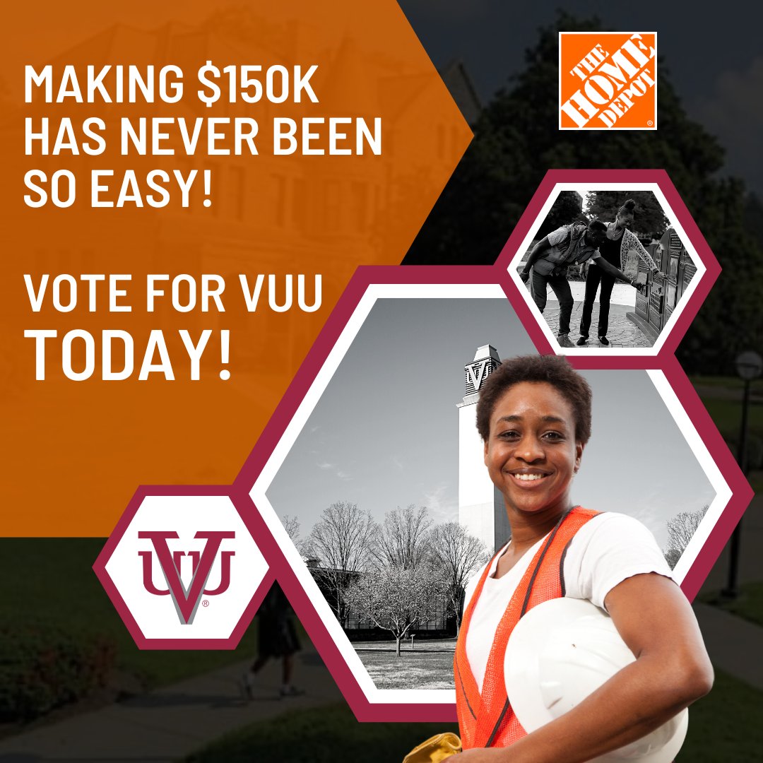 VAUnion1865's tweet photo. The countdown is in full effect, and #Unionites we need your help. With just six days to go, we've got some groundwork to do. Family head over to https://t.co/MuWfo9T06Y and cast as many votes as possible for VUU in Cluster 2. Let's make it happen.
#VUURYS https://t.co/e9KHcvAZjm