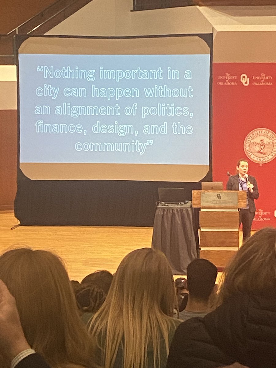 DeborahDecks's tweet photo. “Design is more than aesthetics” @TrinitySimons #iqcconf @OUIQC @MICDdotORG Mayors’ Institute on City Design #Placemaking https://t.co/HipQuXU8Hz