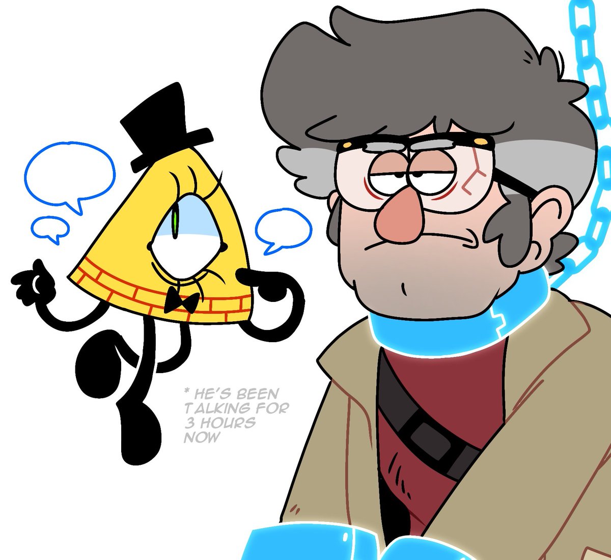 [doodle]
Bill just needed a gossip buddy...

#gravityfalls #gravityfallsfanart #stanfordpines #billcipher