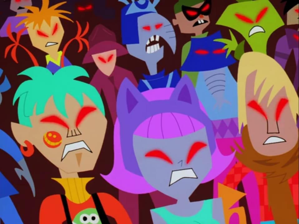 BlakeOhBeKay's tweet photo. DOES ANYONE HAVE THE CHARACTER MODEL SHEETS FROM THE RAVE EPISODE OF SAMURAI JACK???? PLEASE ITS IMPORTANT https://t.co/h4jd00jCwO