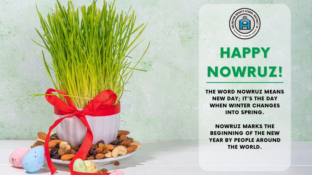 Wishing all of our D25 families who celebrate a happy Nowruz!🌷🌱🥚🧄