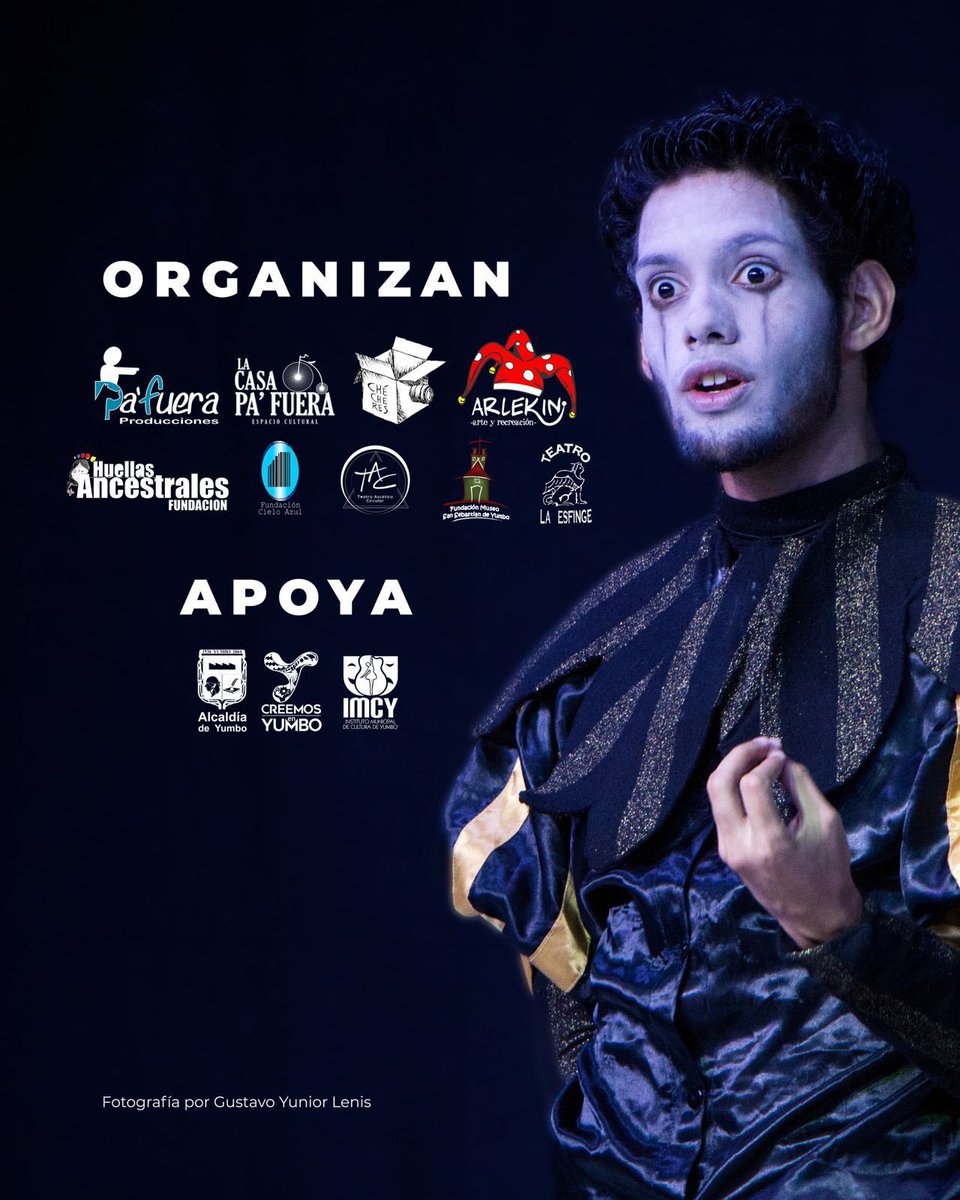 museoyumbo's tweet photo. #ModoTeatro 🎭 del 23 al 27 acompáñanos a la Fiesta Teatral de Yumbo “Actuando en Unidad” en homenaje a Jesús María “Chucho” Garcia. 

Desliza para conocer la programación.

.
.
#YumboValle #Teatro #MuseoYumbo #Calico #ValledelCauca #Yumbo #Colombia https://t.co/LYcHsUqplV