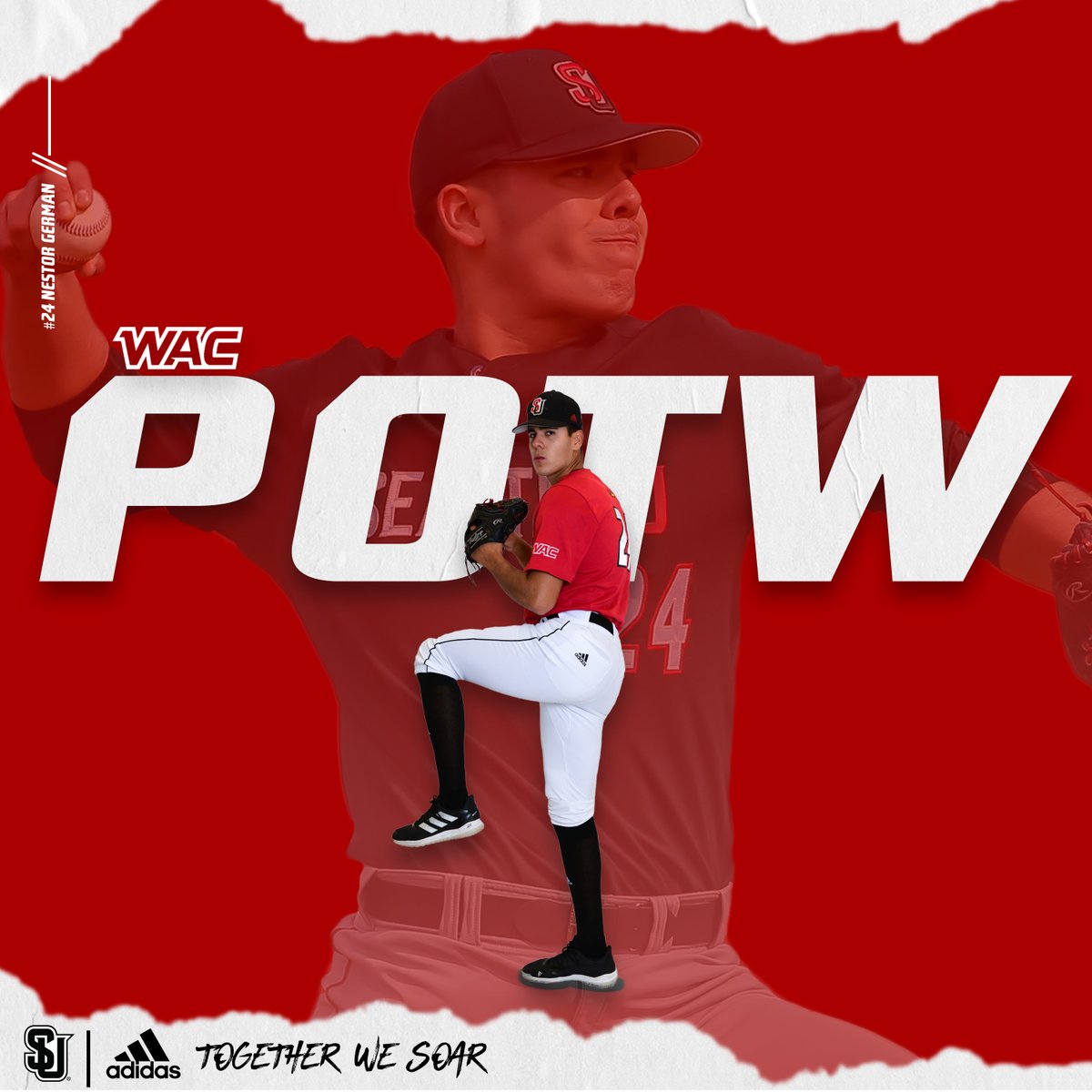 El Caballo is your <a href="/TicketSmarter/">TicketSmarter</a> Western Athletic Conference Pitcher of the Week. 🐴 #TogetherWeSoar 

Release:
goseattl.eu/42qw3xu