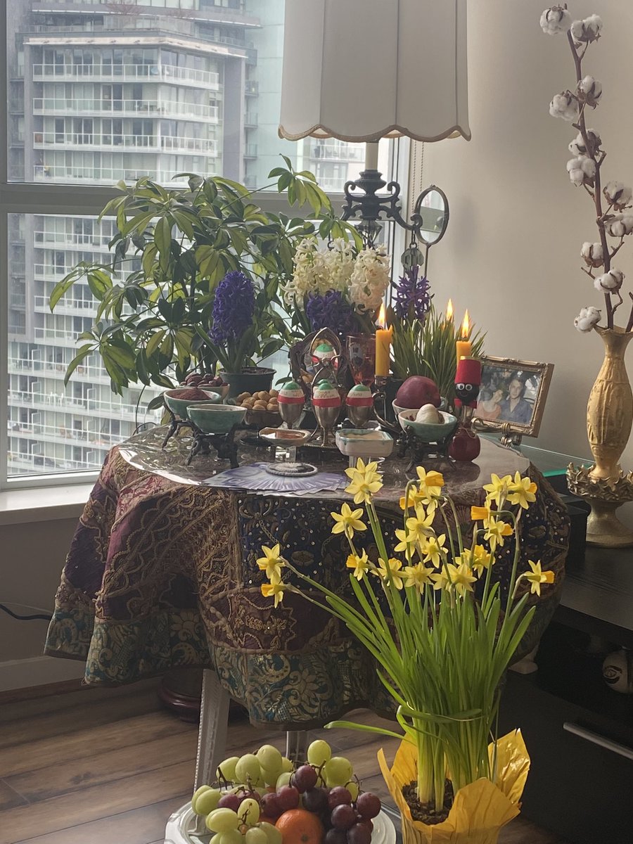 Nourooz Pirooz! Happy Spring (and Persian New Year! May this year bring peace and joy to all those around the world and in particular, continued strength and resiliance to those fighting to #EndGenderApartheid in Iran and elsewhere around the world.
#WomenLifeFreedom #MahsaAmini‌