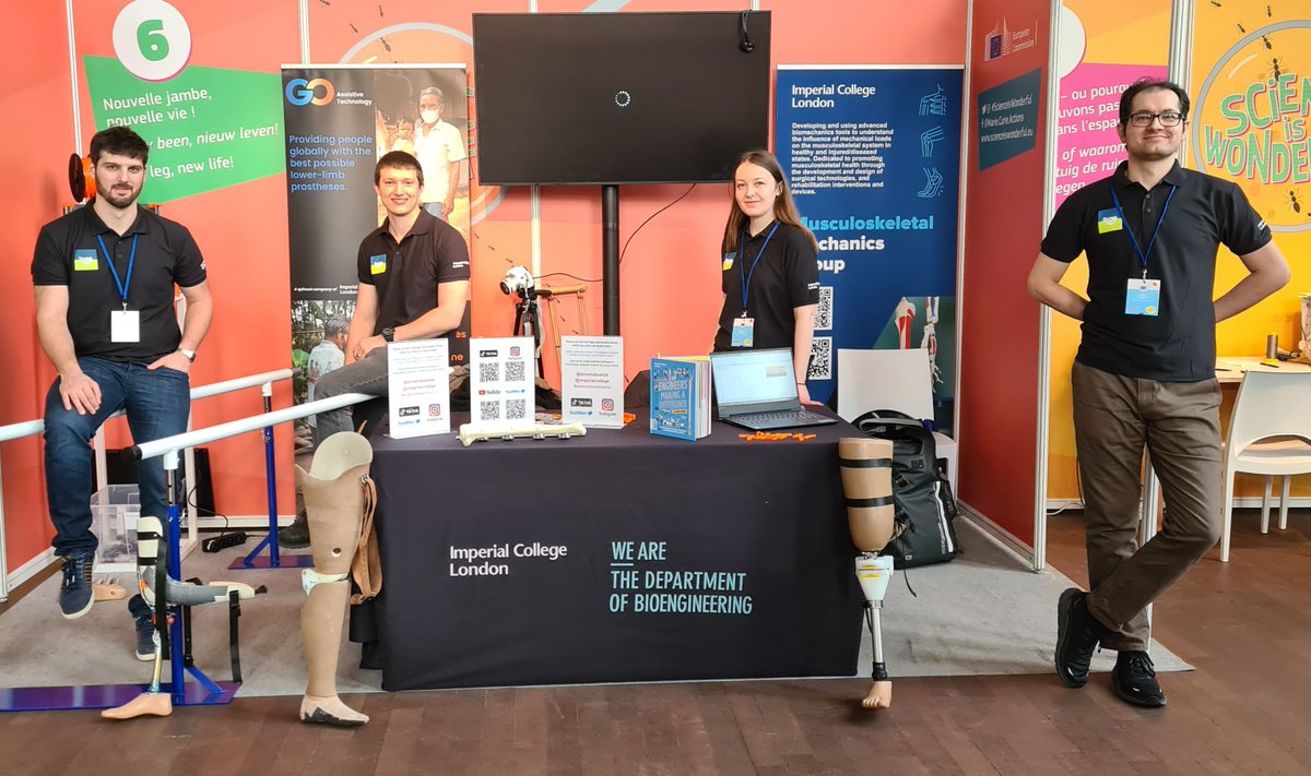 Mehdi Saeidi (@drmehdisaeidi) on Twitter photo Over 400 pupils visited our booth at #ScienceIsWonderful in #Brussels and learned about Bioengineering, e.g. prosthetics . Kudos to my incredible colleagues, <a href="/diana_toderita/">Diana Toderiță</a>, @ClarkAngus, and <a href="/favier_clement/">Clément Favier</a> who made it happen
@Biomechanics14
<a href="/imperialcollege/">Imperial College London</a>
<a href="/MSCActions/">Marie Skłodowska-Curie Actions</a>
#STEM Over 400 pupils visited our booth at #ScienceIsWonderful in #Brussels and learned about Bioengineering, e.g. prosthetics . Kudos to my incredible colleagues, <a href="/diana_toderita/">Diana Toderiță</a>, @ClarkAngus, and <a href="/favier_clement/">Clément Favier</a> who made it happen
@Biomechanics14
<a href="/imperialcollege/">Imperial College London</a>
<a href="/MSCActions/">Marie Skłodowska-Curie Actions</a>
#STEM