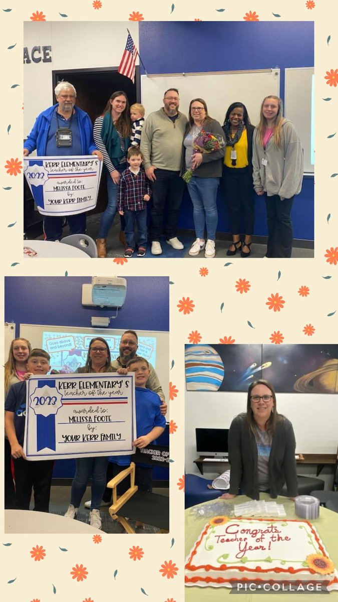 Congratulations to our 2022-2023 Teacher of the Year, Melissa Foote!! We are so proud of you! ❤️🐾💙