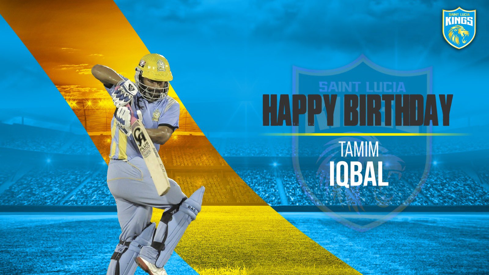Sending happy birthday wishes to Tamim Iqbal.   