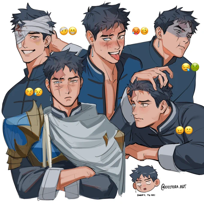Random emoji generator expressions. They were really random please believe me 