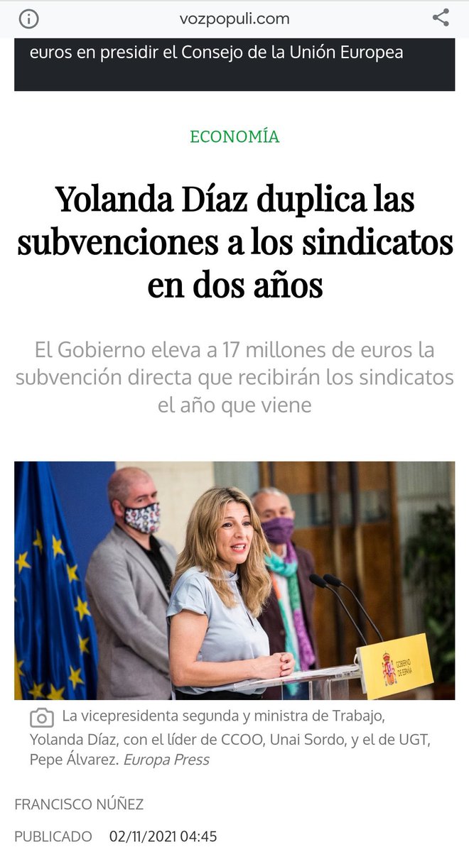 Más marisco, menos protestas. Tú si que sabes, Yolanda.