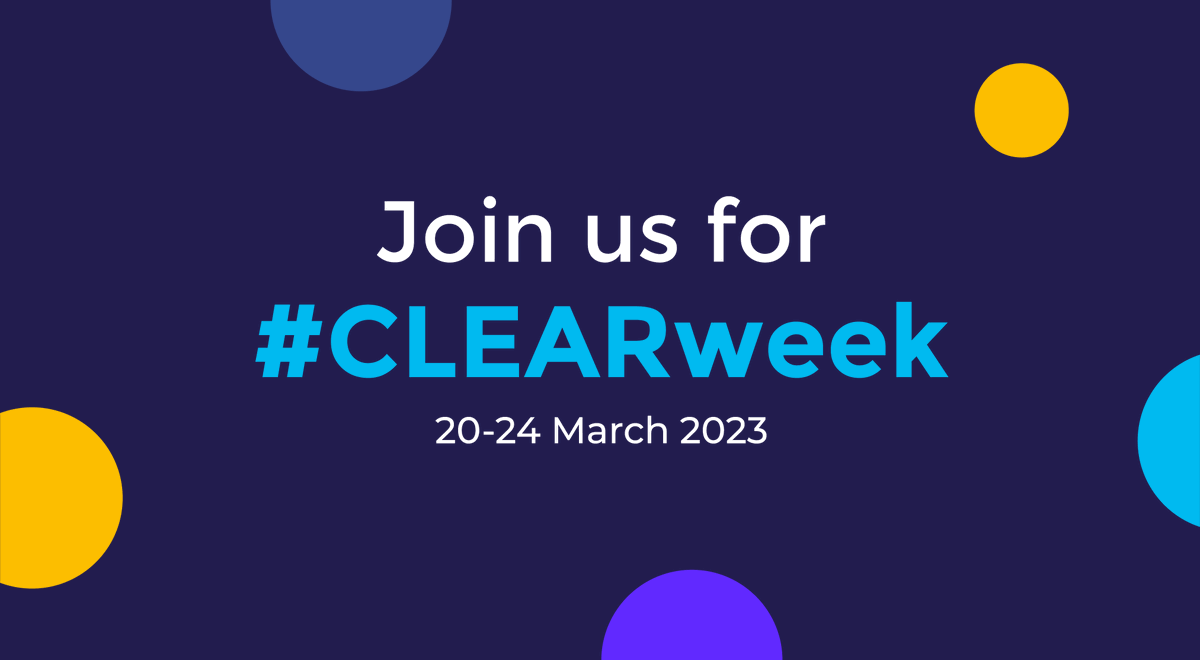 clear4care's tweet photo. 🚨 Make sure you use #CLEARweek in your tweets; we want to share your posts onto our page! https://t.co/4jazgUjjKh