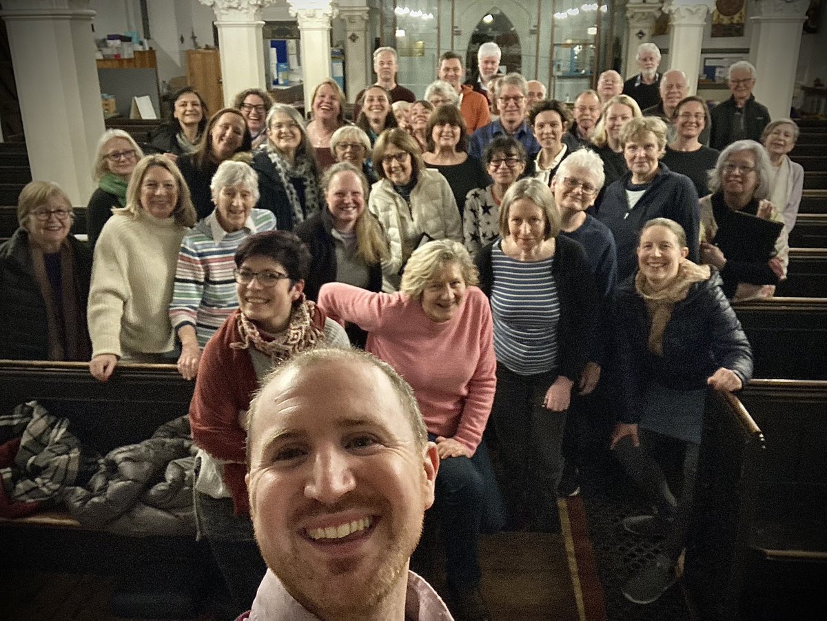 AntoineDingDong's tweet photo. Congratulations to @TakeNoteBKH on two weeks of SUPERB rehearsals! 

It was my joy to have the chance to work with this fabulous group of singers, with technique, laughter and real togetherness 🎵🎭❤️

Check out their concert NEXT MONDAY!
📆All Saints Church, Blackheath, 8:15pm https://t.co/KloX2KMw1q