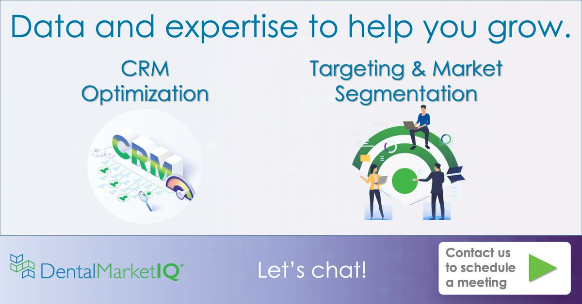 Fluent_Blog's tweet photo. With the #DentalMarketIQ suite of solutions, #dentalsuppliers can build a hyper-targeted, efficient sales and marketing strategy. Understand your market, engage in practice-level profiling, and more. Curious how we can help you? https://t.co/4qqcNrdINi https://t.co/a3fhzBbPzR