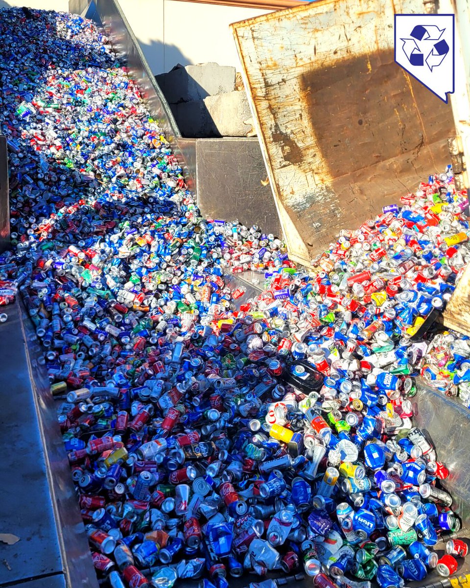 Aluminum can be recycled forever. ♾️ 

Let's get to it! ♻️ 

nevadarecycling.com 

#cans #aluminum #recycling #itpaystorecycle