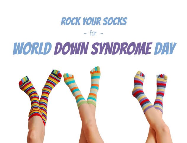 21 Mart’ı  ve o ufacık farkı unutma! 
Bugün Down sendromlu dostlarımız için renkli çoraplar giyin 

❤️💙💛🌈💚💜🤍🤎🧡🌈
#DownSyndromeDay #21MARCH #WorldDownSyndromeDay
