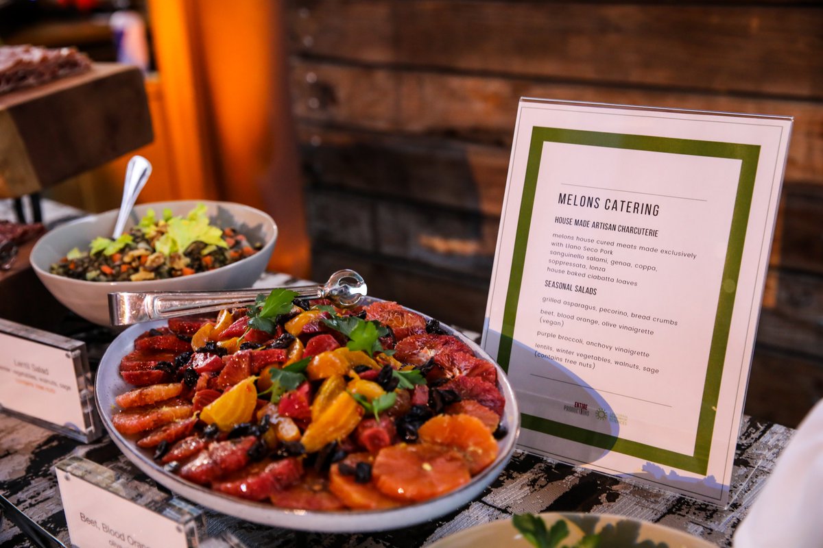 EntireEvents's tweet photo. Melons Catering greeted us with their scrumptious signature artisanal charcuterie board and a rainbow of beautifully presented salads. 

📸: @jimvetter  &amp; @MistiLayne 
#entiregetswild #IntoTheWild2023 #entireproductions #calacademy #exeperiencedesign #sanfrancisco https://t.co/k7N7iLlfbQ
