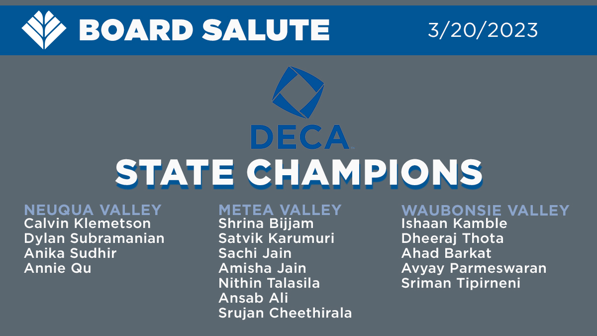 Indian Prairie 204 (@ipsd204) on Twitter photo Congratulations to all the District 204 DECA State Champions! @MeteaValley <a href="/NeuquaValley/">Neuqua Valley High School</a> <a href="/WaubonsieValley/">Waubonsie Valley HS</a> #boardsalute Congratulations to all the District 204 DECA State Champions! @MeteaValley <a href="/NeuquaValley/">Neuqua Valley High School</a> <a href="/WaubonsieValley/">Waubonsie Valley HS</a> #boardsalute