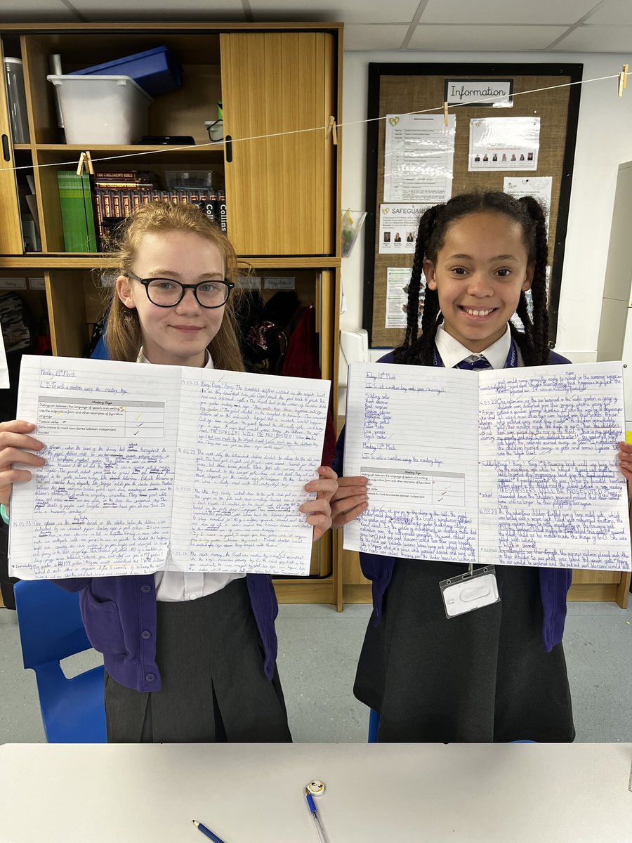 BirchwoodCE's tweet photo. Year 6 have been working SO hard over the last week to write their own narratives based on The Selfish Giant. What a joy they were to read!!! 📖 ✍️  Well done, Year 6! @TheLCUK #bcepsy6 #bcepswriting https://t.co/C4fg9TyyuC