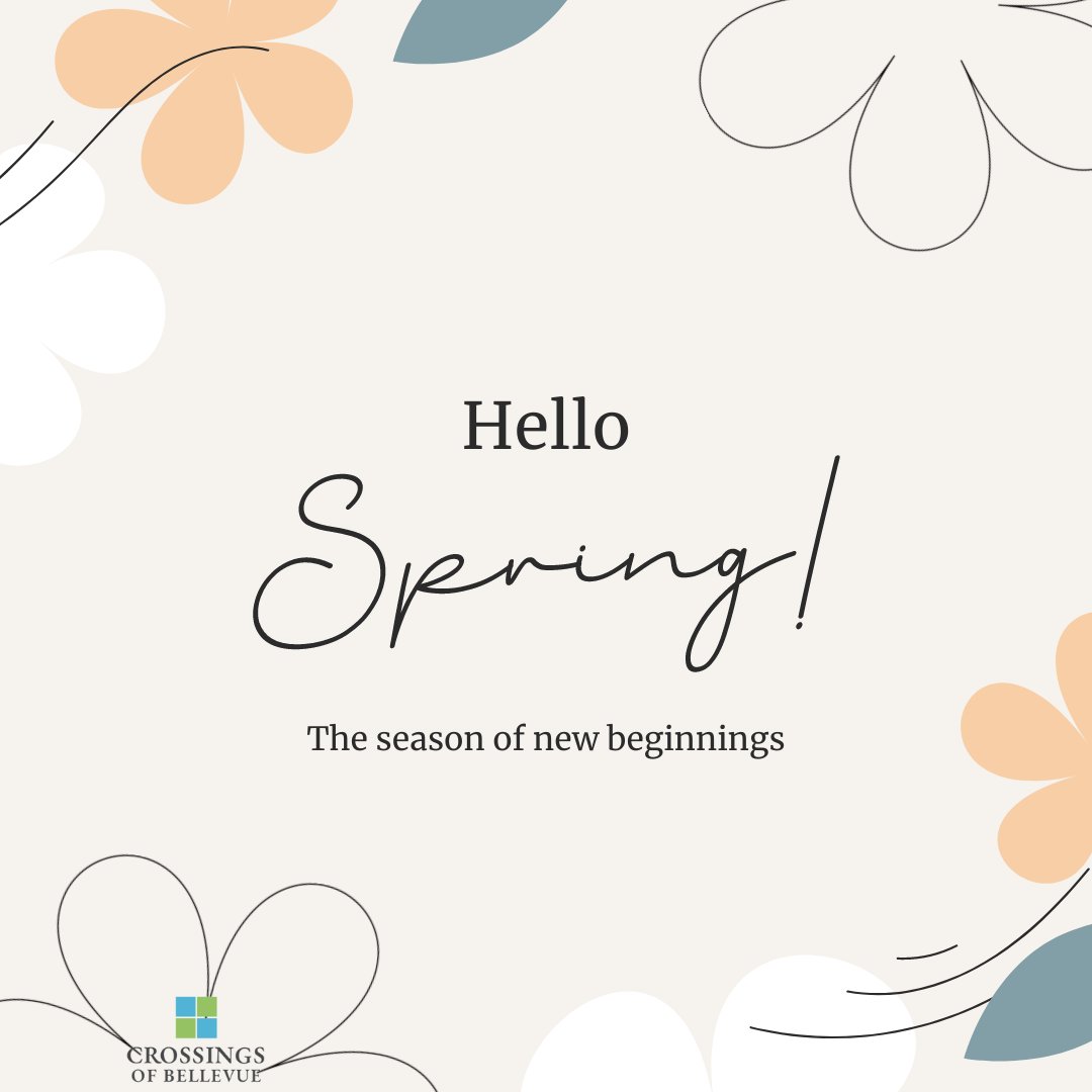 Happy Spring!💐 Although it may not feel like it yet in Nashville HAHA)
#crossingofbellevueapartments #bellevue #tennesse #nashville #nashvilleliving #615living #samliving #samfam #lovewhereyoulive #aptliving #apartmentliving