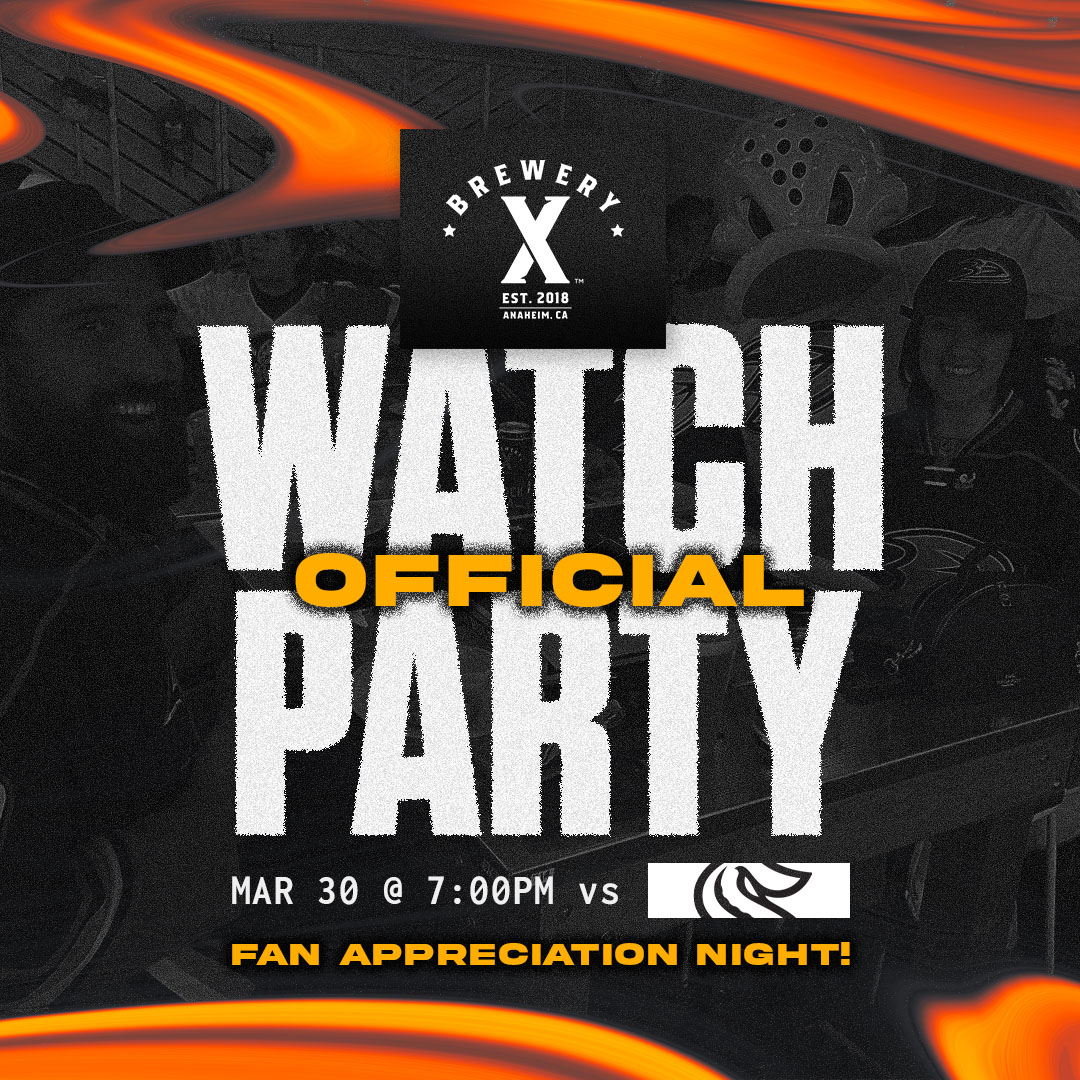 Anaheim Ducks on Twitter "TONIGHT! Join us at Brewery X in Anaheim for