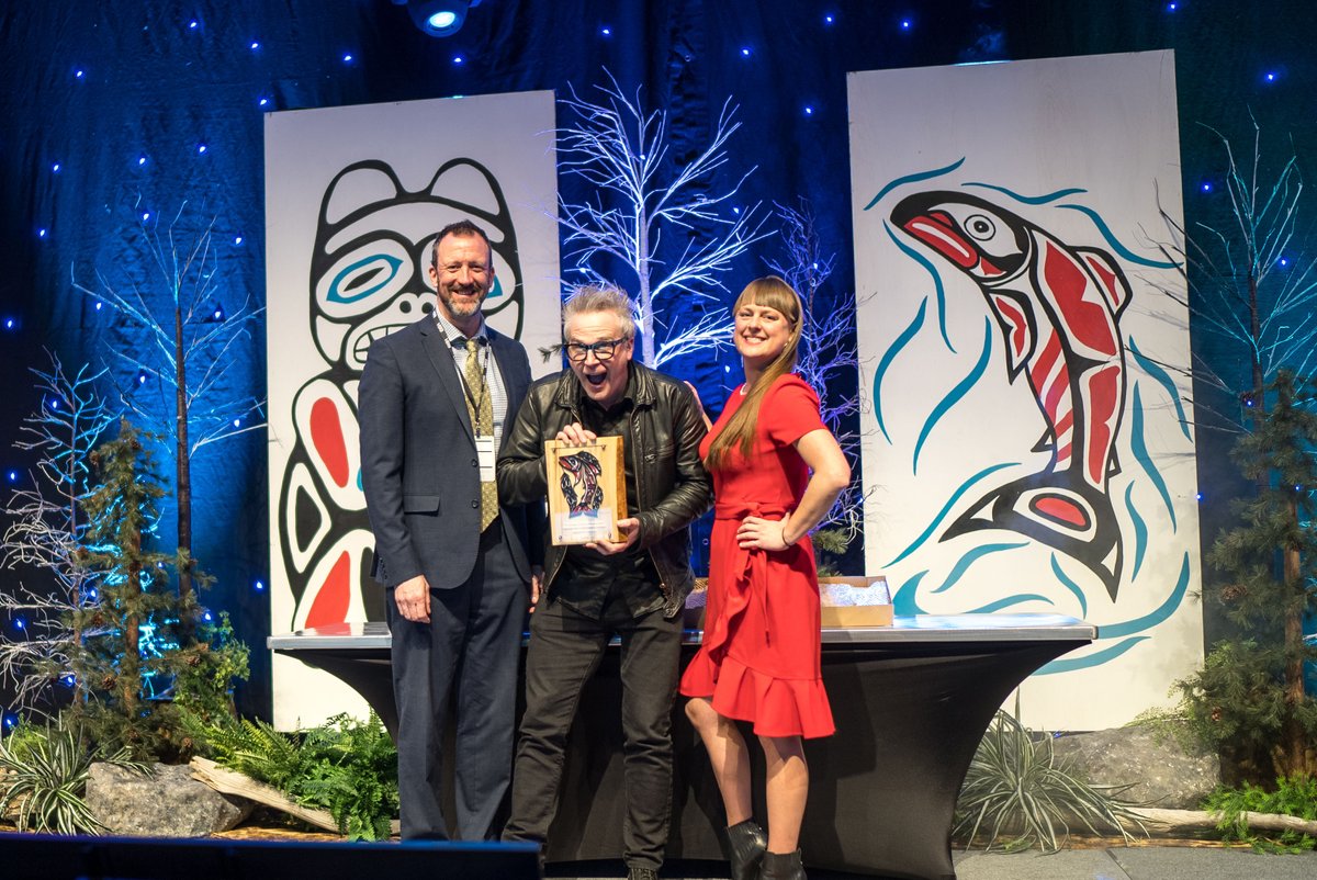 normcoyne's tweet photo. We all have our own way of accepting awards...
#tiabc #bctourismawards #northernfancon #remarkableexperience #bctourism #tourism https://t.co/oPqUEypRfx