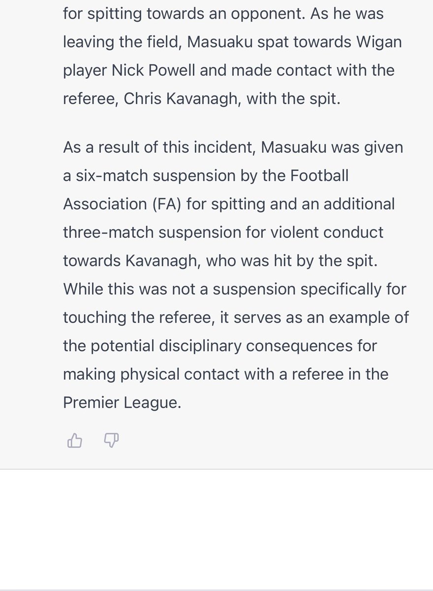 Jack Smillie on Twitter "In 2018 a bit of spit landed on a referee and