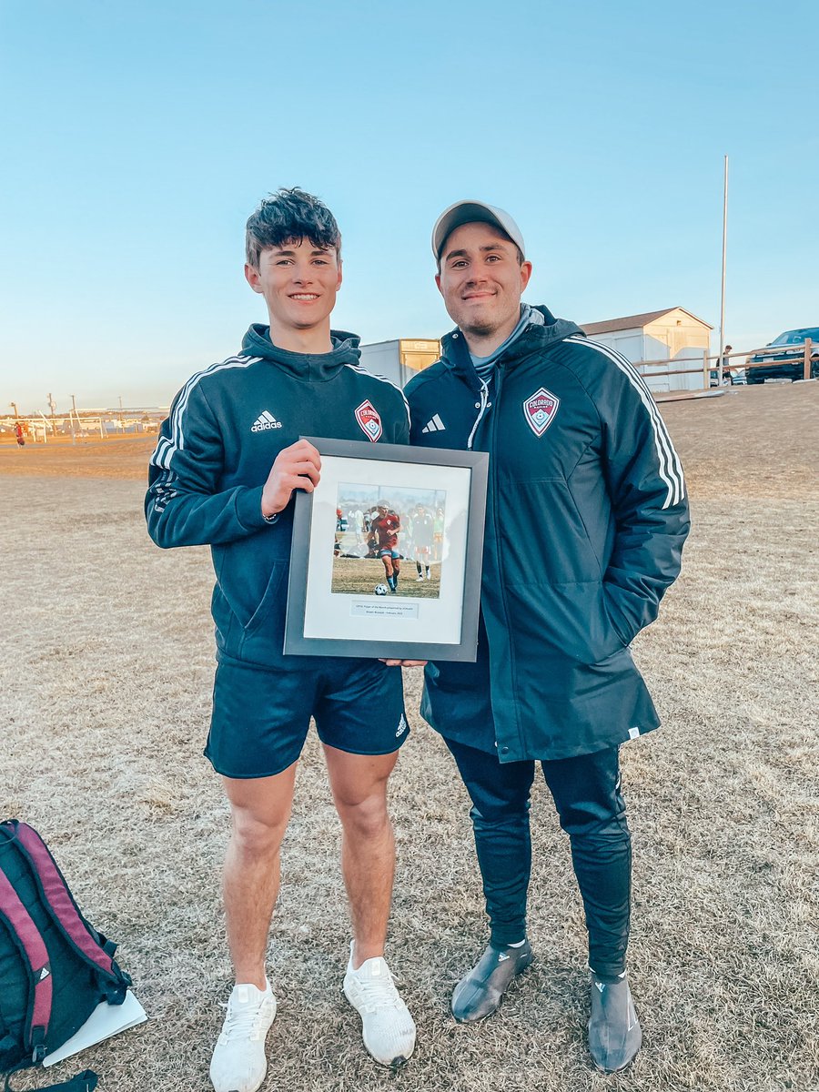 🙋‍♂️🏅🙋‍♀️ Congrats to Shawn Woodall on winning our February <a href="/uchealth/">uchealth</a> Player of the Month award!! Nominations are open for April &amp; beyond in 2023!! Are YOU the next award winner? 👉 cry.sc/PotM 👈 #OneClubOneCommunity