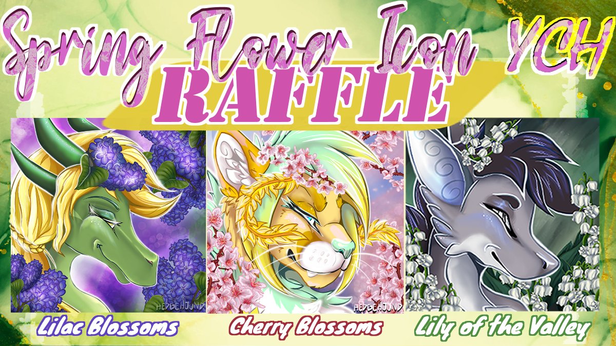 🌸Free Spring Icon Raffle 🌷
It's finally Spring! To celebrate I want to draw some flowers for you! One winner!

How to Enter:
-Be Following and Retweet
-Comment your Reference Sheet and which spring flower you want. (Even outside of my examples here)

Raffle ends April 4th!