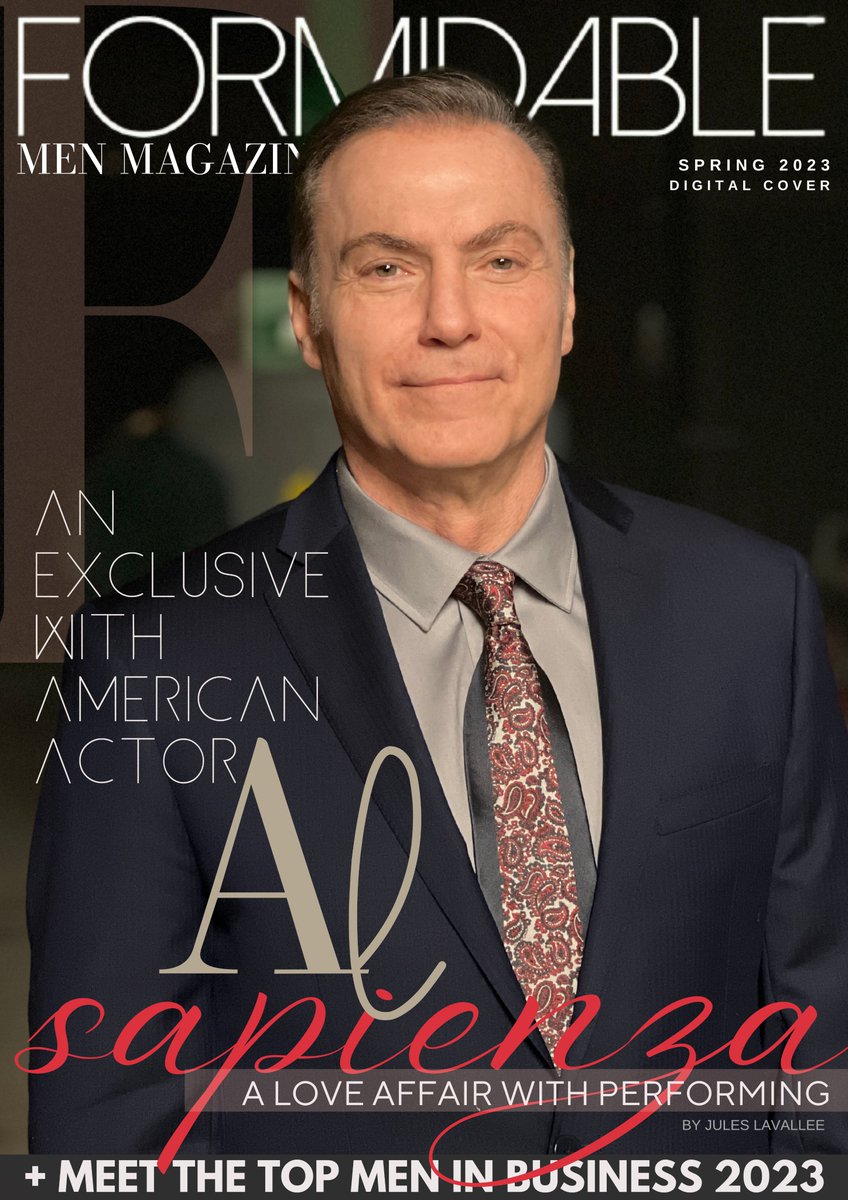 JulesLavallee1's tweet photo. Check out my cover story with Actor Al Sapienza. #formidablemen  https://t.co/v7c2mqypoL https://t.co/zwsWJmRNUR