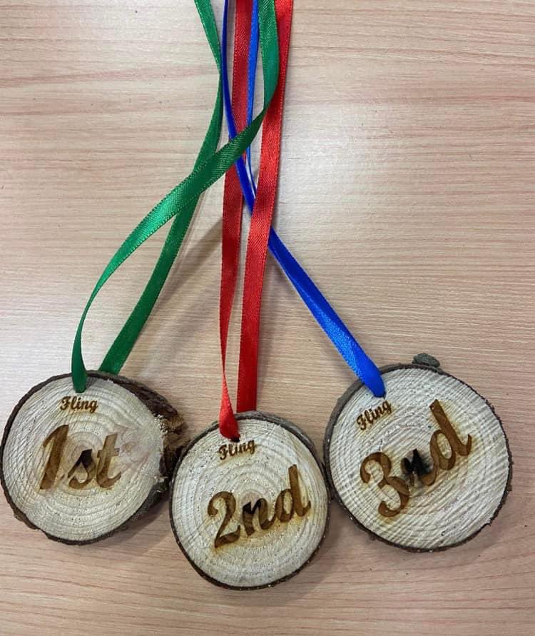 SportAtKGS's tweet photo. Our talented pupils Abbie, Katie and Lilly took part in the KGS inter-house  highland dance competition today. Well done to all of our dancers and to Abbie for organising the event 👏Thank you to Mr Tubbs for making the medals and to our expert judges Sarah-Ann and Mrs Jex. https://t.co/UstJdt8vY1