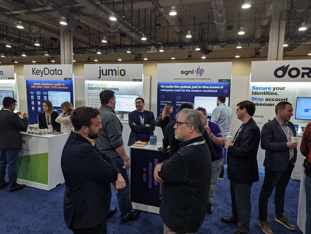 Lots of great conversations about access management here at the SGNL booth. Come check it out at #GartnerIAM!