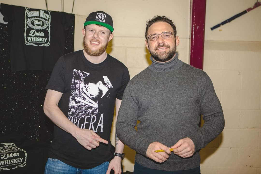 ianbyrnefish's tweet photo. Another OTT National Stadium show, another WWE legend https://t.co/0IjmaWQngF