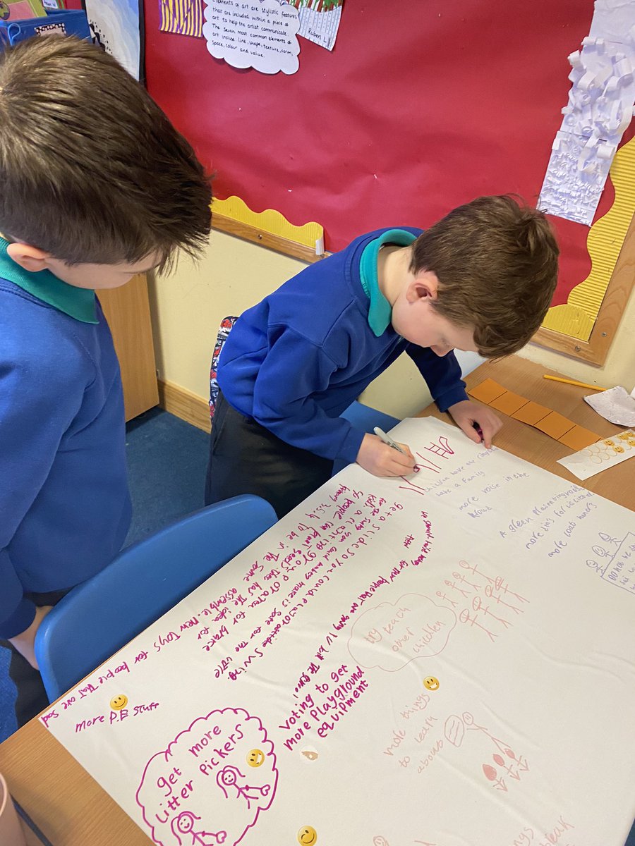 Lawthorn_PS's tweet photo. Our Pupil Council collaborated brilliantly today as they explored the qualities required to be an effective pupil representative and shared ideas to improve our school. Thanks to @donnaanderson83 for expertly leading the discussion. https://t.co/eLyn1eAvm7