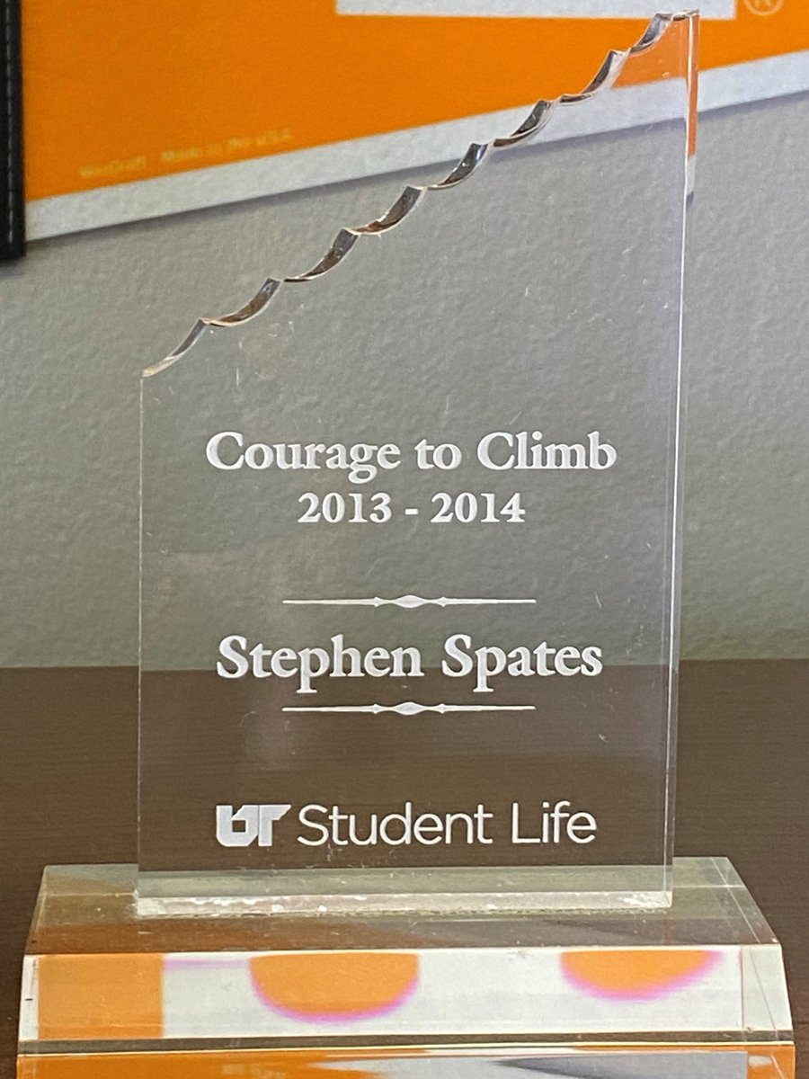 CaveMsu's tweet photo. Dr. Spates has received a LOT of awards! However there are two that he will always mention to students. These two awards represent his excellence in leadership and mentoring...you might need this 👀. #COM336 https://t.co/SVtKZYjpsw