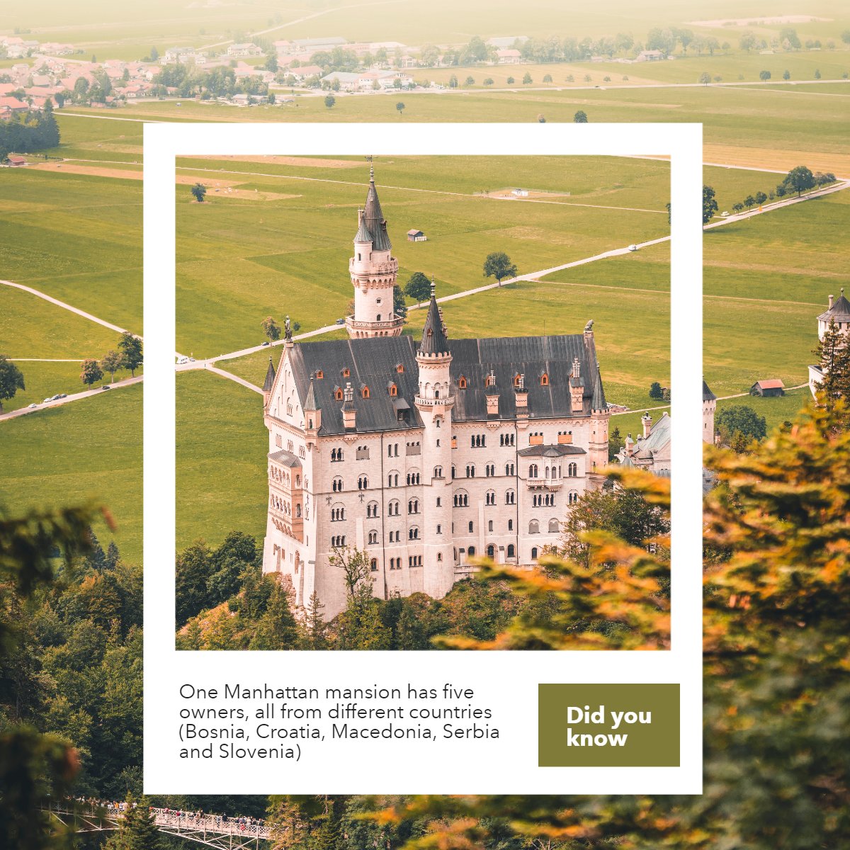 TeamPalcic's tweet photo. Did you know?

One Manhattan mansion has five owners, all from different countries (Bosnia, Croatia, Macedonia, Serbia, and Slovenia). 😱

#mansion      #didyouknow     #didyouknowfacts     #manhattan     #factoftheday
#teampalcic #swflrealestate #northport https://t.co/wyW6T2P6QC
