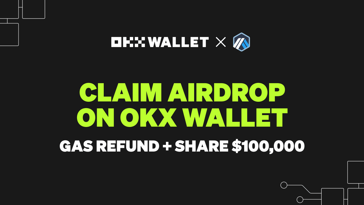okx's tweet photo. 🚨 Announcing ✨exclusive✨ @Arbitrum airdrop benefits for #OKX Wallet users! 🚨

Claim your $ARB via #OKXWallet and:

🪂 Share $100,000 in rewards
⛽ Enjoy gas discounts
📊 Receive rewards for trading on Arbitrum

Don’t miss out! 👉 https://t.co/zfFb9bvkJ2 https://t.co/KrAwaVqwCn
