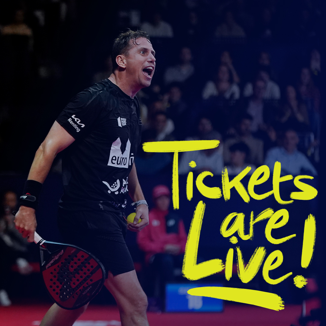 ¡GET YOUR TICKETS NOW! 🎾

Tickets for the 2nd edition of the World Padel Tour Amsterdam Open are finally here! 

⏰🎟️ | Time is running out! Grab your tickets here: tickets.worldpadeltouramsterdam.com/1e892db54fa340…

#WPTAmsterdamOpen #WorldPadelTour #padel #Amsterdam #AFASLive
