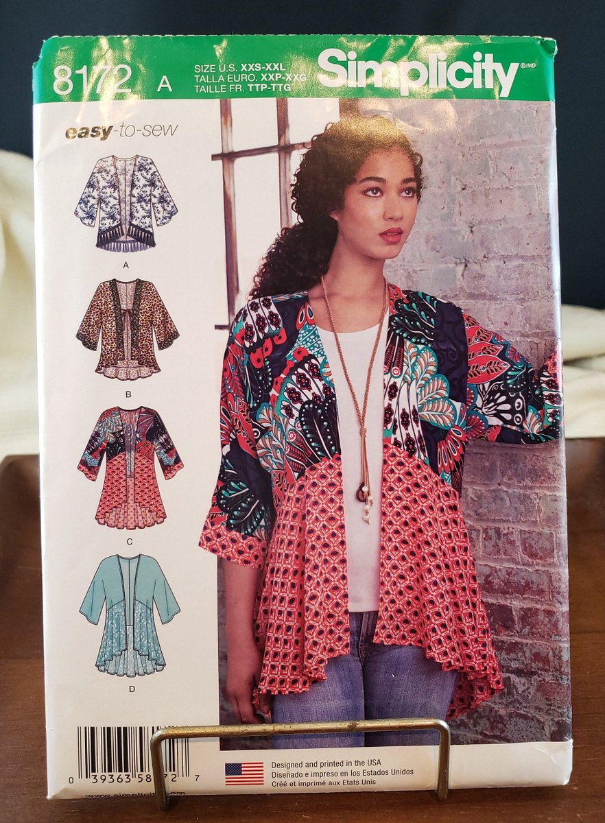 quilts_more's tweet image. Misses&apos; Kimono with Length, Fabric, Trim Variations Easy to Sew Sewing Pattern Simplicity #8172 Size Extra Extra Small to Extra Extra Large tuppu.net/38e8a461 #Etsy #ImagineQuiltsAndMore #EasyToSew