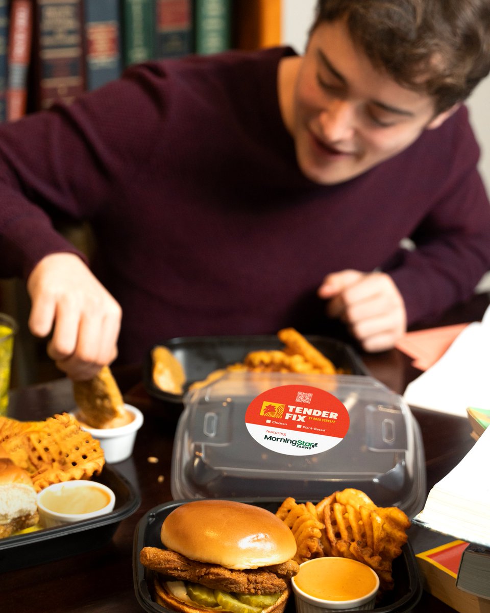 Nextbite (@getnextbite) on Twitter photo Introducing <a href="/TenderFix/">TenderFix™ by Noah Schnapp</a> by Noah Schnapp!
This delicious #delivery-only menu features a range of chicken and plant-based sandwiches, sliders and tenders!
TenderFix is available nationwide for delivery via TenderFix.com, DoorDash, UberEats, GrubHub and Postmates. Introducing <a href="/TenderFix/">TenderFix™ by Noah Schnapp</a> by Noah Schnapp!
This delicious #delivery-only menu features a range of chicken and plant-based sandwiches, sliders and tenders!
TenderFix is available nationwide for delivery via TenderFix.com, DoorDash, UberEats, GrubHub and Postmates.