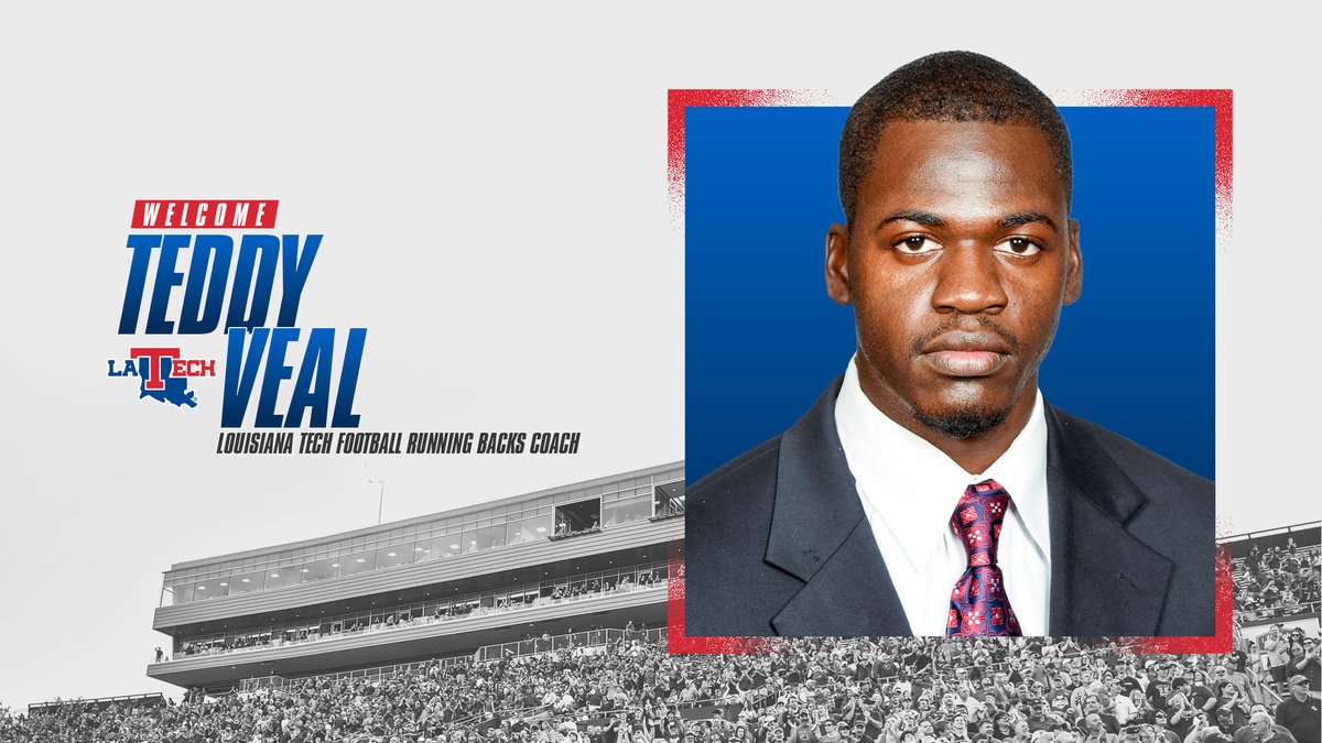 LATechFB's tweet image. Introducing our running backs coach ⤵️

🏈 @VealCoach
