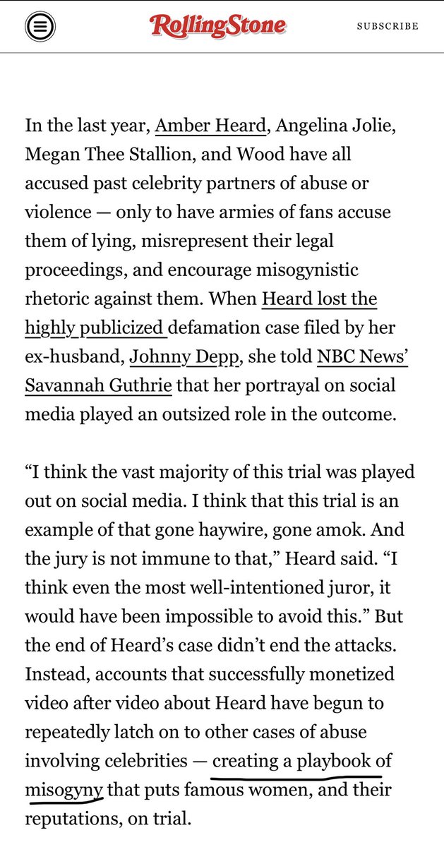 playSHRAPNElL's tweet photo. Saudi Arabian-owned Rolling Stone Propaganda Code Translator

“Misogyny Playbook” = “EVIDENCE”

“About having to be scrounging your next meal
How does it feel?
How does it feel?
To be without a home
Like a complete unknown, like a rolling stone”

-Like Rolling Stone, Bob Dylan https://t.co/0qwEV73gWH