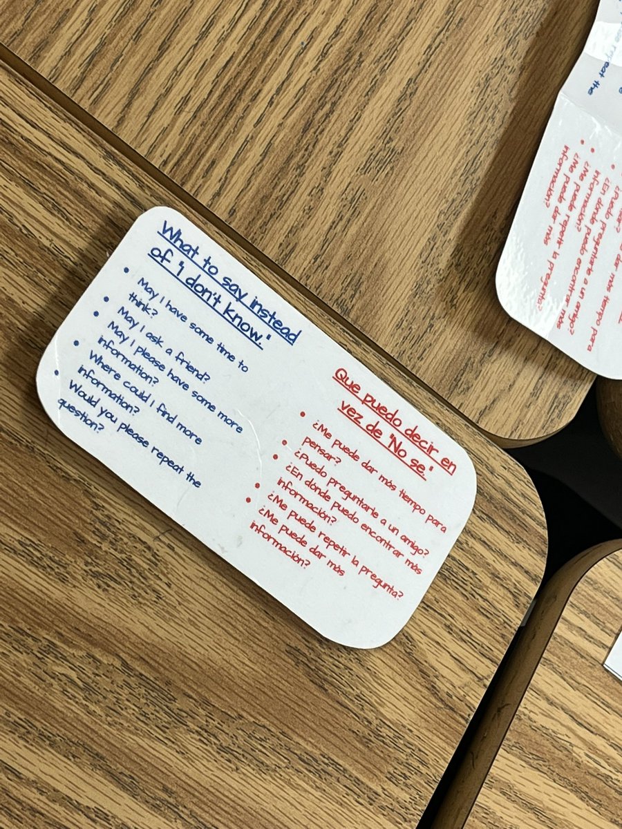 DanyaMartinez15's tweet photo. Some of the awesome work captured at @MarcellaES_AISD with our EBs today…making connections using visuals, cognate references, co-created anchor charts and accountable talking stems. @delgadong94 @AldineEsl @DrWynneLaToya https://t.co/CSFQjHL70O