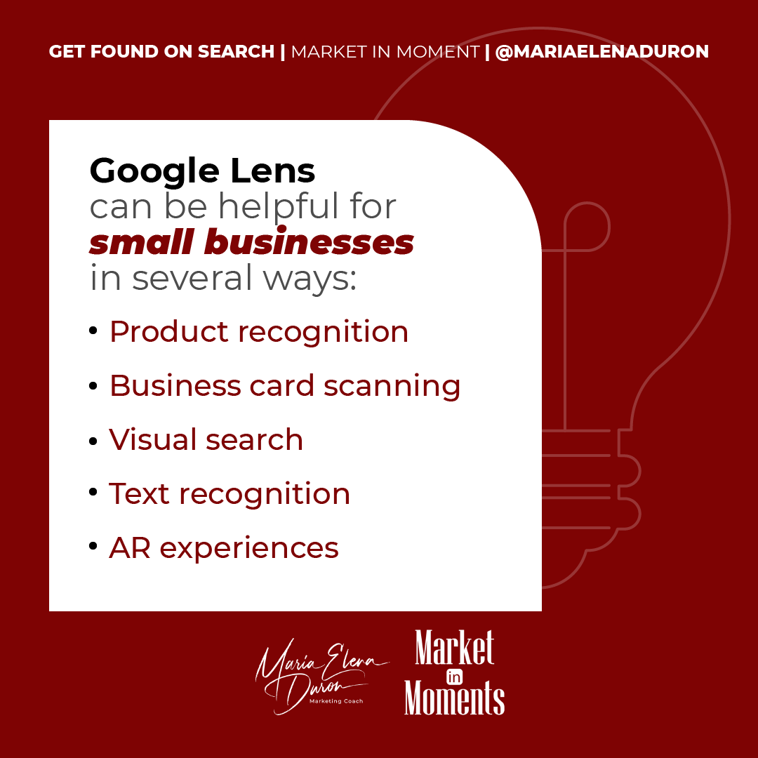 mariaduron's tweet image. 👀📸 Have you tried 🤖🔍 Google Lens yet? It's a powerful tool that can identify faces, recognize plants 🌱, and even read business cards 📇! It can even help you source products #ecommerce. Don't miss out on the future of visual search 🚀 #GoogleLens #VisualSearch 📲💡