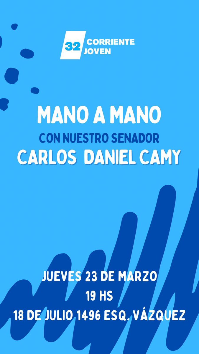 JuanAbdala02's tweet photo. Este jueves con el resto de la barra de @CorrienteJoven nos juntamos con el Senador @cdcamy, para hablar sobre temas de actualidad y lo que se viene para @alianzauy en este año. Te esperamos! https://t.co/ZS2wX2B0u8
