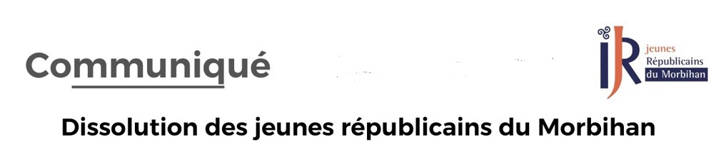 Mediavenir's tweet photo. 🇫🇷 FLASH - Les Jeunes Républicains du #Morbihan ont annoncé leur autodissolution après le choix de la direction du parti de ne pas voter la #motiondecensure : "Les Républicains se sont détachés du peuple et de la souveraineté populaire". (communiqué) #reformedesretraites https://t.co/KzToLABHDe