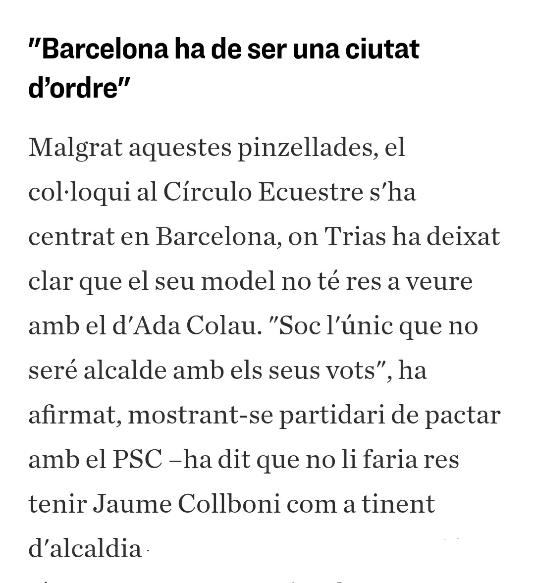 CintoEnfurismat's tweet photo. Argumentari del #NoChurrender en 3 paràgrafs d'un mateix article...
Pim, pam, pum !! https://t.co/o0PU4GDRaA