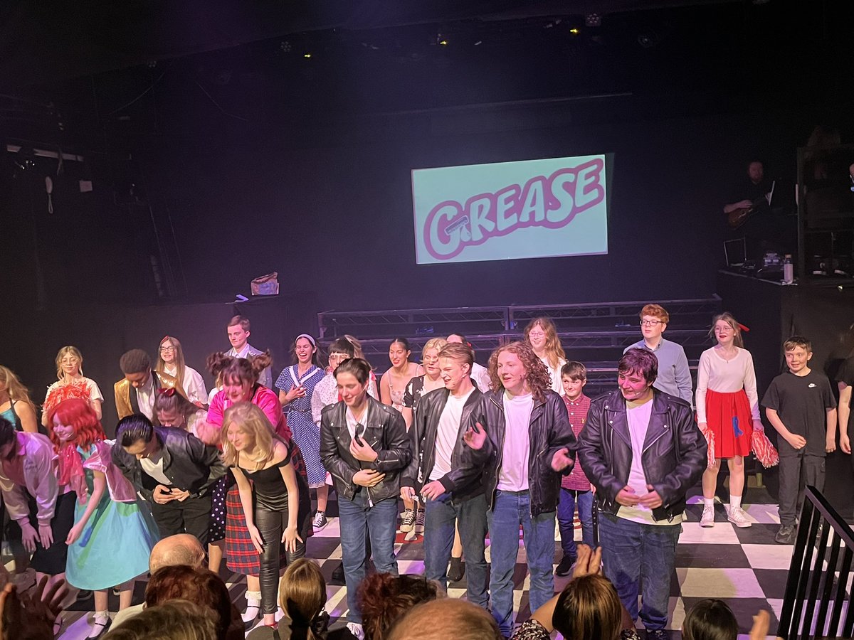 FredLongworth's tweet photo. WOW!!! The final performance of Grease was absolutely amazing. What a talented bunch of students and staff. A huge well done to everyone! 👏 https://t.co/803BwBJ5Fk