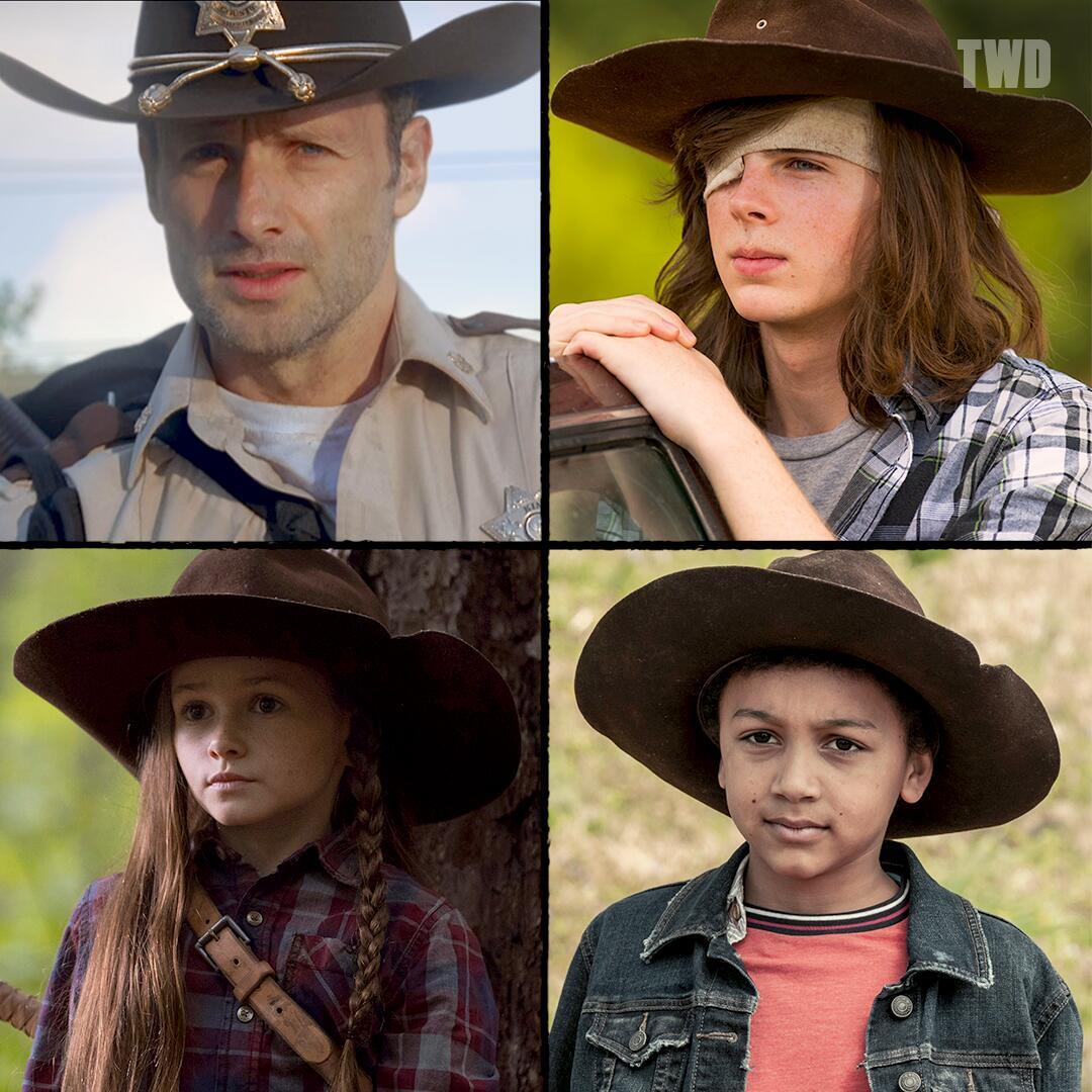 The Grimes know how to wear a hat...